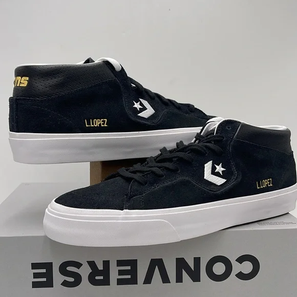 Converse Black High-Top Men's Shoes 171331C
LOUIE LOPEZ PRO MID BLACK/BLACK/WHIT - Picture 2 of 16